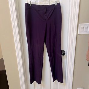 Nine West Eggplant Women's Trouser Pants EUC -8